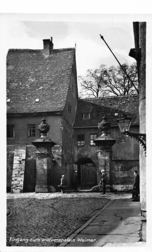 Weimar Einfahrt zum Wittums-Palais gl1936 178.154