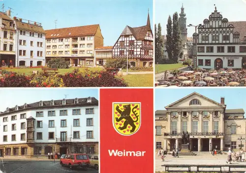 Weimar Mehrbildkarte gl1990 178.182