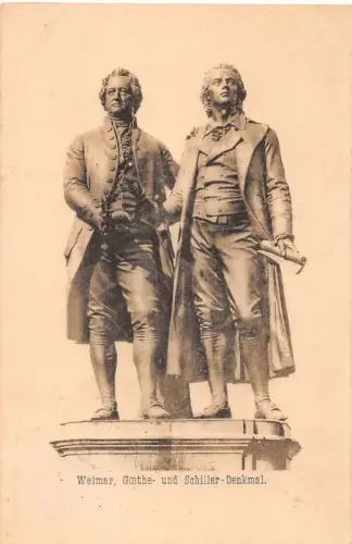 Weimar Goethe und Schiller Denkmal gl1908 178.171