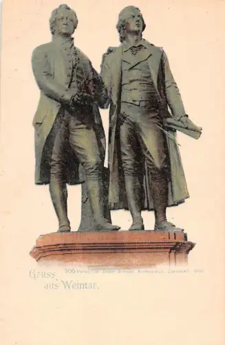 Weimar Goethe und Schiller Denkmal ngl 178.168