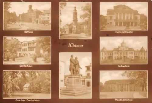 Weimar Mehrbildkarte gl1960 178.178