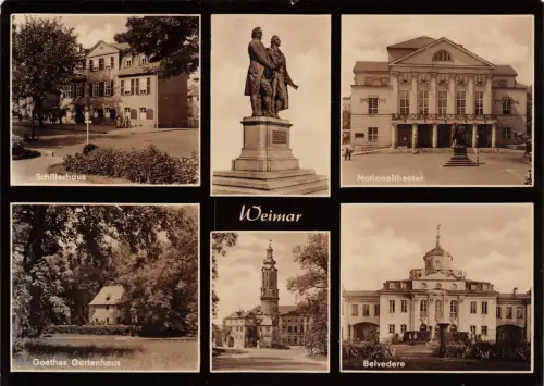 Weimar Mehrbildkarte gl1965 178.177
