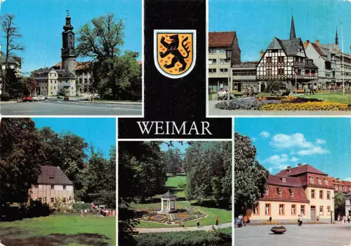 Weimar Mehrbildkarte gl1985 178.189