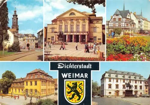 Weimar Mehrbildkarte gl1984 178.184