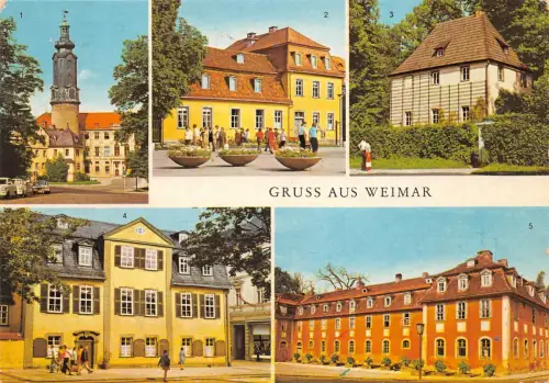 Weimar Mehrbildkarte gl 178.186