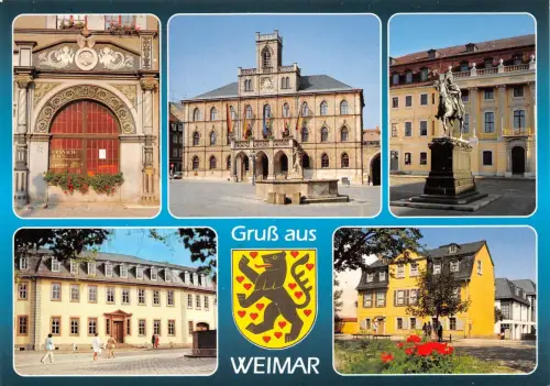 Weimar Mehrbildkarte ngl 178.196