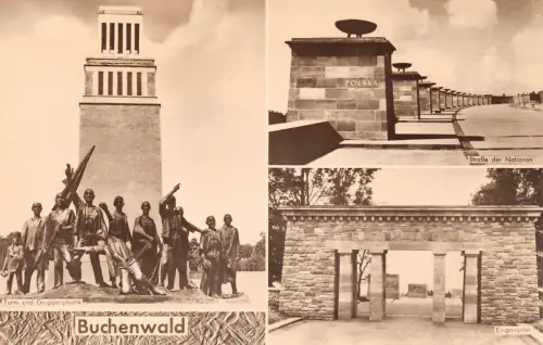 Buchenwald Mahn- und Gedenkstätte Mehrbildkarte ngl 178.219