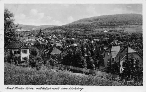 Bad Berka Blick nach dem Adelsberg gl1952 178.226