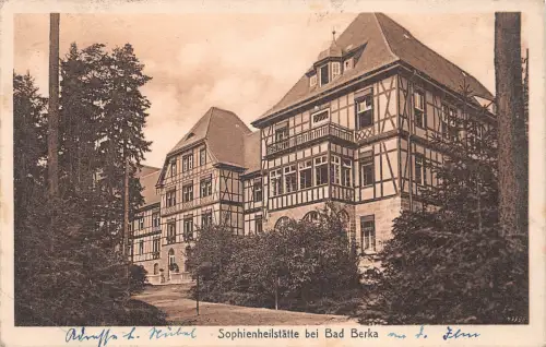 Bad Berka Sophienheilstätte gl1918 178.232