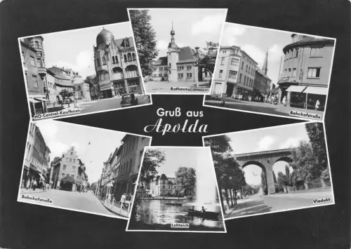 Apolda Mehrbildkarte ngl 178.262