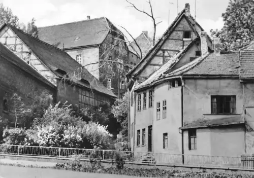 Apolda Schloß vom Brückenborn gesehen gl1976 178.256