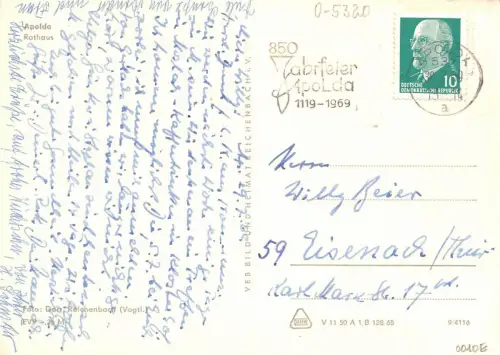 Apolda Rathaus gl1969 178.255