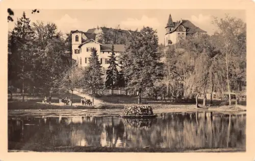 Bad Sulza Schwanenteich im Kurgarten bahnpgl1956 178.271