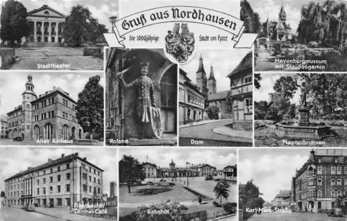 Nordhausen Mehrbildkarte gl1959 178.393