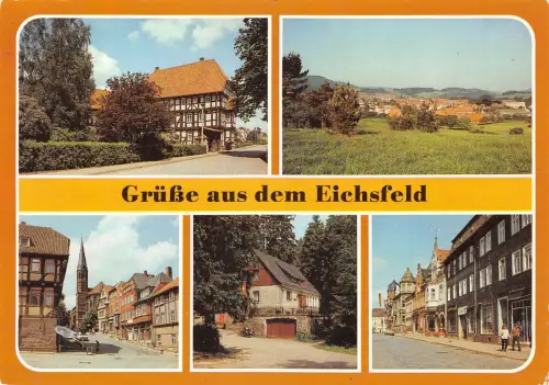 Leinefelde Mehrbildkarte gl1980 178.402