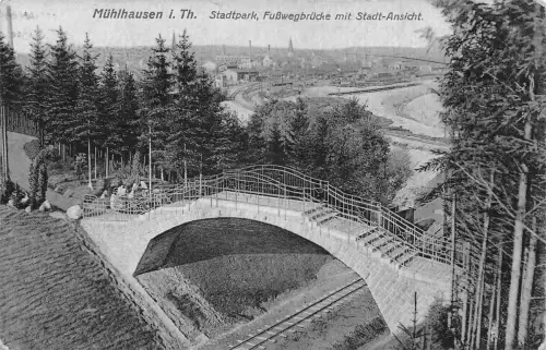 Mühlhausen i.Thür. Stadtpark, Fußwegbrücke gl 178.426