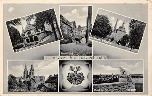 Mühlhausen i.Thür. Mehrbildkarte ngl 178.461