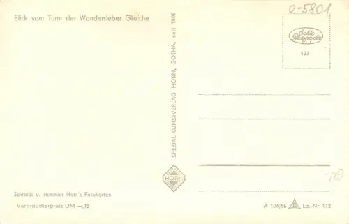 Wandersleber Gleiche Blick vom Turm ngl 178.480