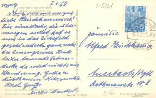Lengenfeld unterm Stein - Blick vom Schloßberg gl1959 178.464