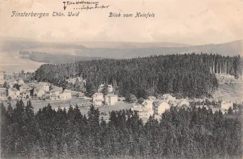 Finsterbergen Blick vom Hainfels gl1909 178.522
