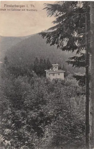 Finsterbergen Blick ins Leinatal mit Waldburg gl1919 178.533