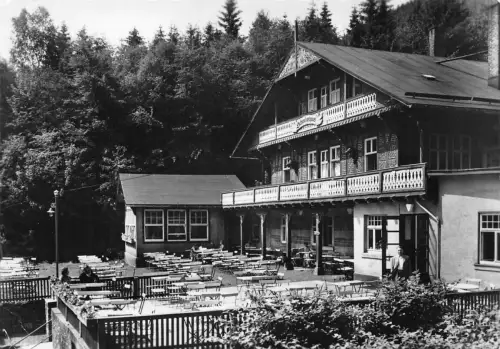 Tabarz Das Schweizerhaus im Lauchagrund gl1961 178.579