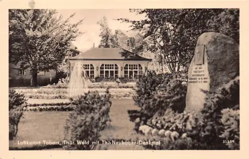 Tabarz mit Th.-Neubauer-Denkmal gl1963 178.590