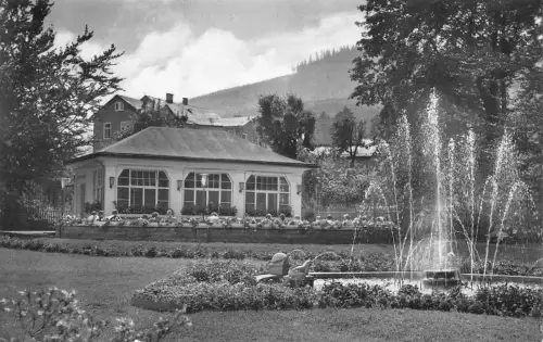 Tabarz Kurpark mit Lesehalle gl 178.642