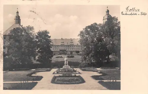 Gotha Denkmal am Schloss gl1934 178.699