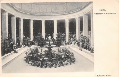 Gotha Urnenhalle im Crematorium ngl 178.706