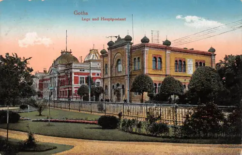 Gotha Loge und Hauptpostamt feldpgl1918 178.704