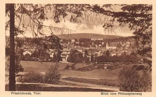Friedrichroda Blick vom Philosophenweg ngl 178.768
