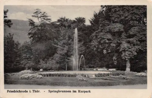 Friedrichroda Springbrunnen im Kurpark gl 178.761