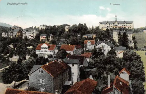 Friedrichroda Panorama und Kurhaus gl1909 178.849