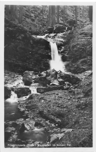 Friedrichroda Wasserfall im kühlen Tal gl1929 178.868
