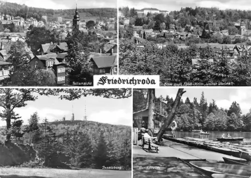 Friedrichroda Mehrbildkarte gl1980 178.878