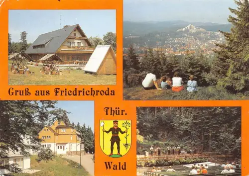 Friedrichroda Mehrbildkarte gl1989 178.876