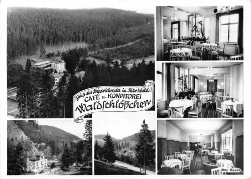 Friedrichroda Cafe Waldschlößchen Mehrbildkarte gl 178.880