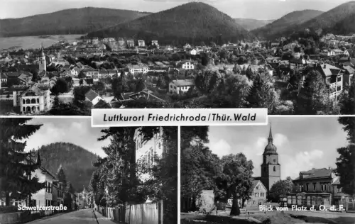 Friedrichroda Mehrbildkarte ngl 178.904