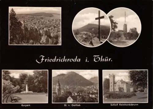 Friedrichroda Mehrbildkarte gl1966 178.890