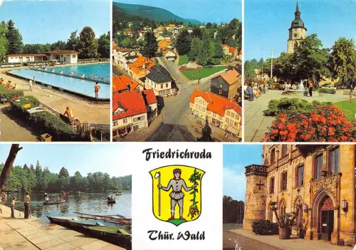 Friedrichroda Mehrbildkarte gl1984 178.888