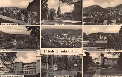 Friedrichroda Mehrbildkarte gl 178.906