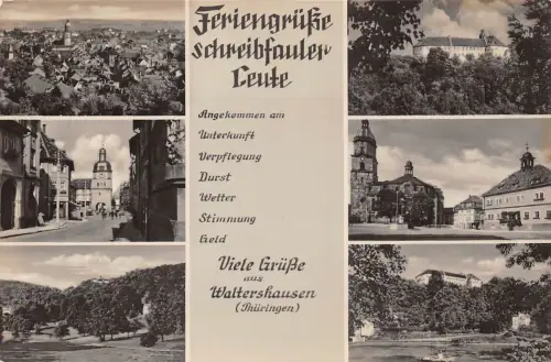 Waltershausen Mehrbildkarte ngl 178.923
