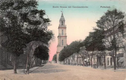 Potsdam Breite Strasse mit Garnisionskirche gl1909 179.009