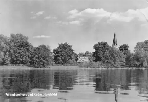 Potsdam-Hermannswerder Feierabendhaus und Kirche ngl 179.004