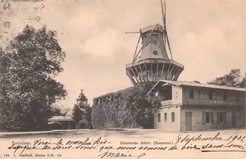 Potsdam - Sanssouci Historische Windmühle gl1902 178.993