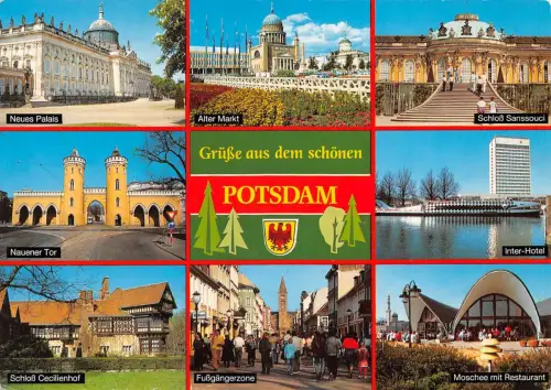 Potsdam Mehrbildkarte gl1991 179.017