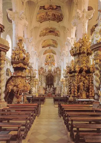 Neuzelle Innenraum der Klosterkirche ngl 179.045