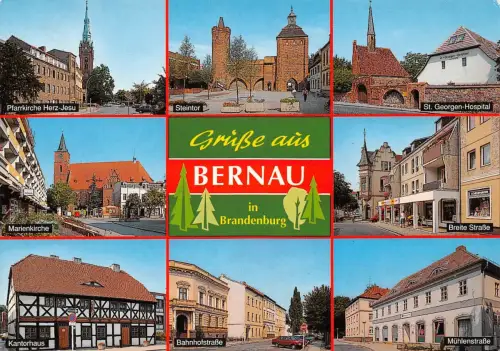 Bernau/Brandenburg Mehrbildkarte ngl 179.082