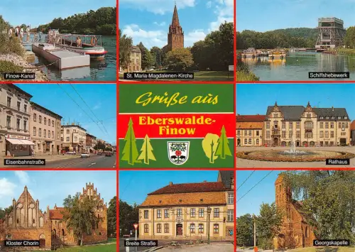 Eberswalde-Finow Mehrbildkarte ngl 179.092